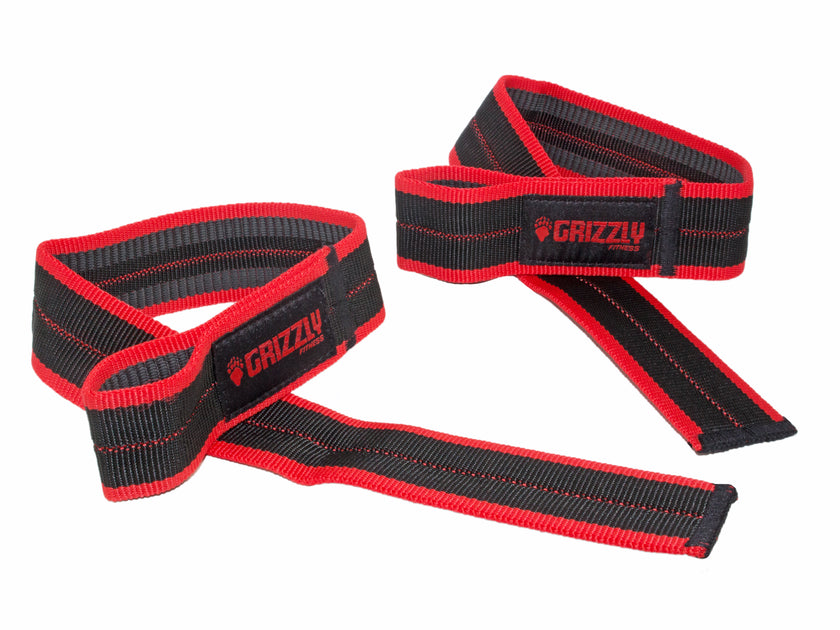 Grizzly Fitness Super Grip Deluxe Pro Weight Lifting Straps for Men an