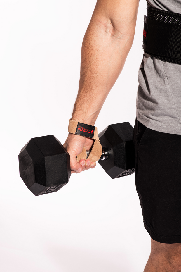 Grizzly Fitness Super Grip Deluxe Pro Weight Lifting Straps