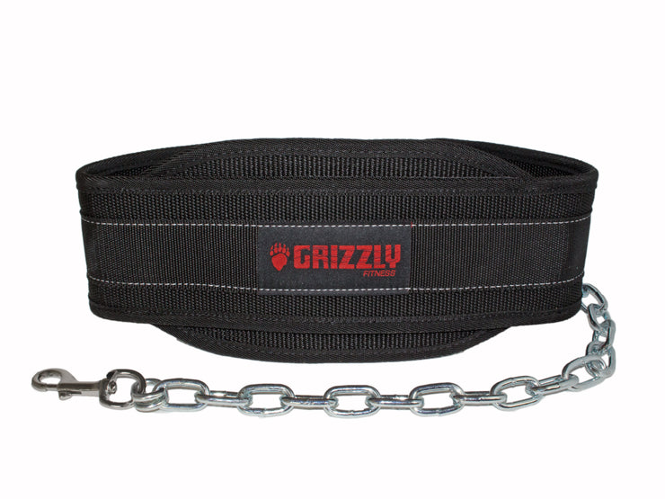 Grizzly Fitness Woven Nylon Pro Dip and Pull Up Belt with 36 Chain –  GrizzlyFitness
