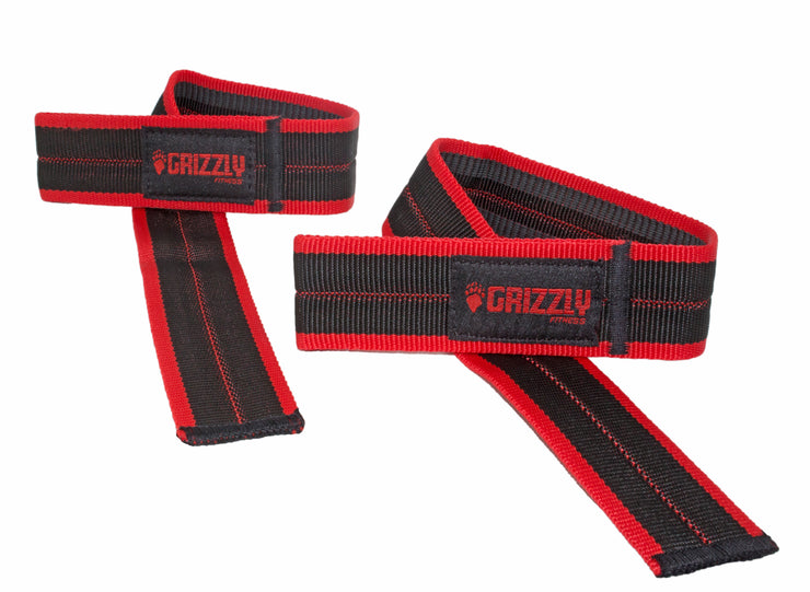 Sangles d'haltérophilie Grizzly Super Grip Deluxe Pro avec protège-poignets  –
