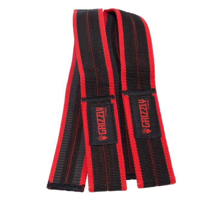 Grizzly Fitness Super Grip Deluxe Pro Weight Lifting Straps for Men and Women (One-Size Pair, Not Sold in the US)