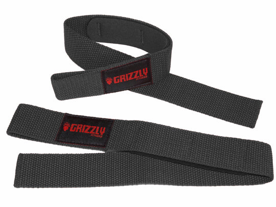 Grizzly Fitness Rembourré Coton et Nylon Poignets d'Haltérophilie pour Hommes et Femmes (Paire Taille Unique)