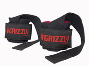 Grizzly Fitness Deluxe Sangles d'haltérophilie avec poignets pour homme et femme (paire de taille unique)
