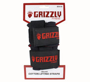 Grizzly Fitness Deluxe Weight Lifting Straps with Wrist Wraps for Men and Women (One Size Pair)