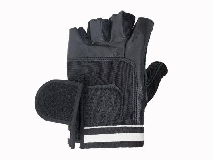 Grizzly Paw Premium Leather Padded Weight Training Gloves for Men and Women (Pair)