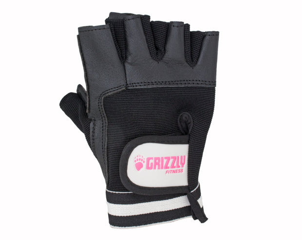 Grizzly Paw Premium Leather Padded Weight Training Gloves for Men and Women (Pair)