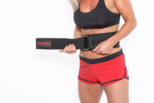 Grizzly Fitness Bear Hugger Nylon Pro Weight Training Belt for Men and Women