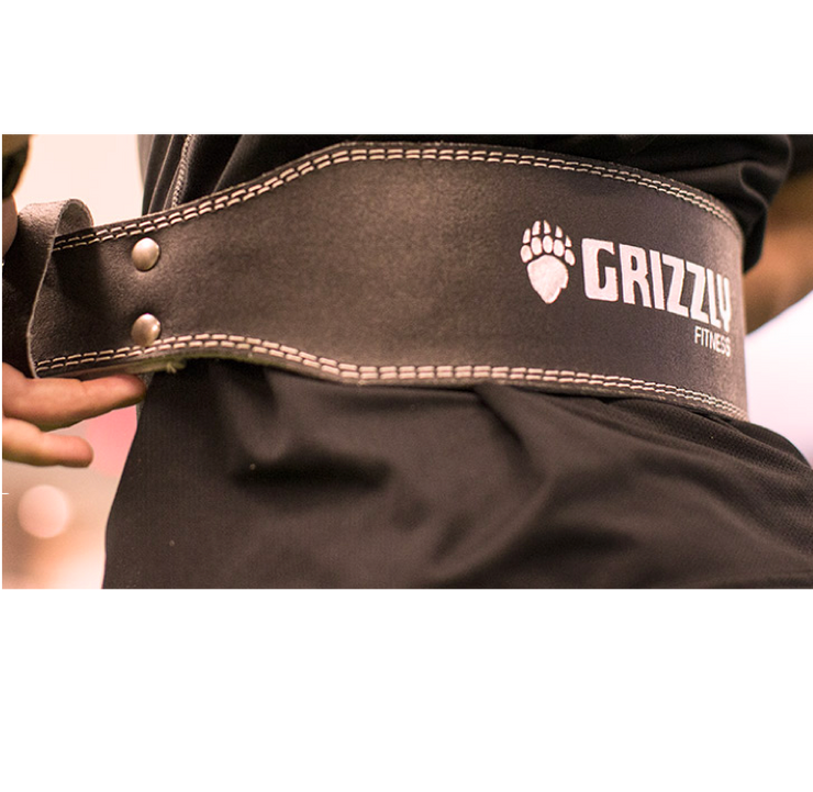 Grizzly Fitness Pacesetter Ceinture de musculation rembourrée pour homme et femme