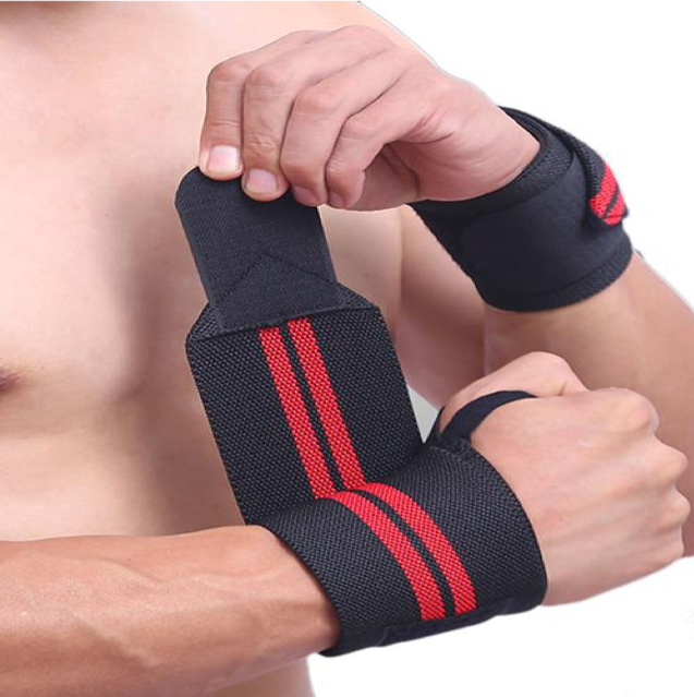 Grizzly Fitness Pro 3 Heavy Duty Red Line Weight Lifting Wrist Wraps –  GrizzlyFitness